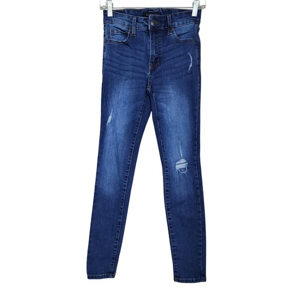 Aeropostale Size 0 Distressed Jeans - Picture 1 of 4